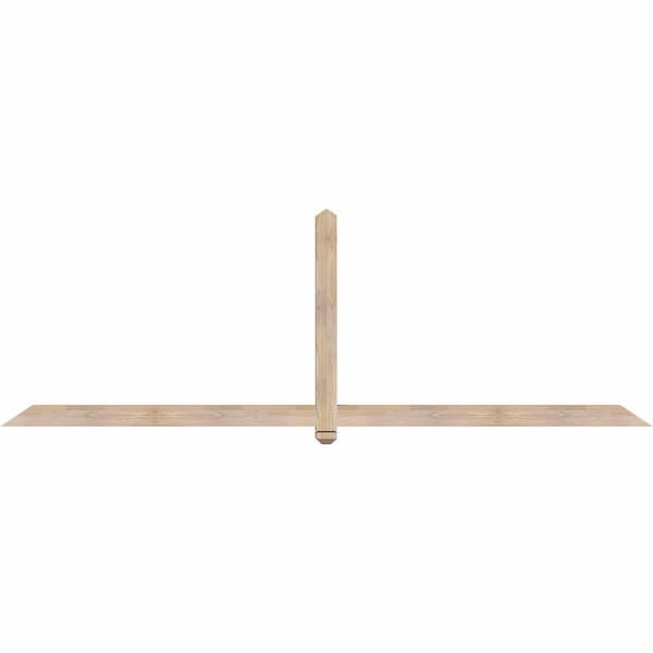 Ekena Millwork Eugene Smooth Timber Gable Bracket, Douglas Fir, 108"W x 36"H x 3 1/2"D x 3 1/2"F, 8/12 Pitch GBW108X36X0404EUG00SDF - main